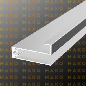 Профиль горизонтальный нижний MS225 Белый матовый (P11)